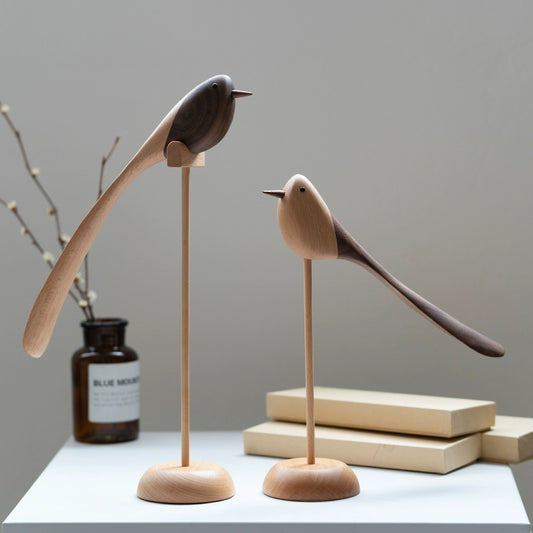 Handcrafted  Wooden Bird Figure